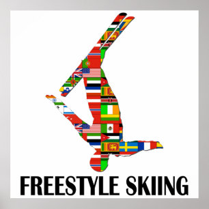 Poster Ski libre
