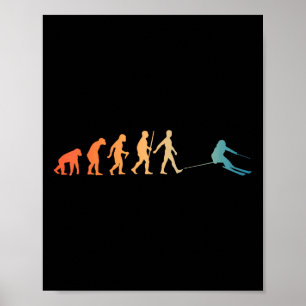 Poster Ski Nordic Art Hommes Ski De Snowboard Femmes Lo