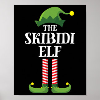 Poster Skibidi Elf Chemise jumelée Groupe Famille Funny C
