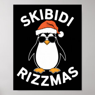 Poster Skibidi Rizzmas Funny Noël Saison P