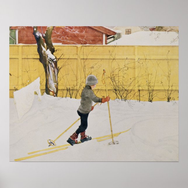 Poster Skier, c.1909 (Devant)