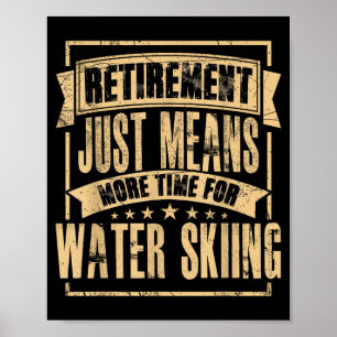 Poster Skieur nautique ski nautique skieur d'eau skieur n