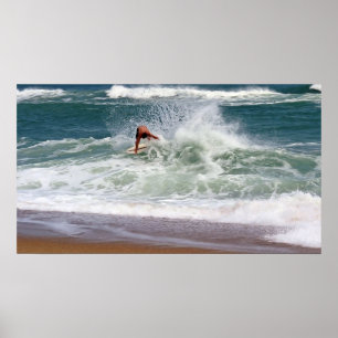 Poster Skimboarding par Shirley Taylor