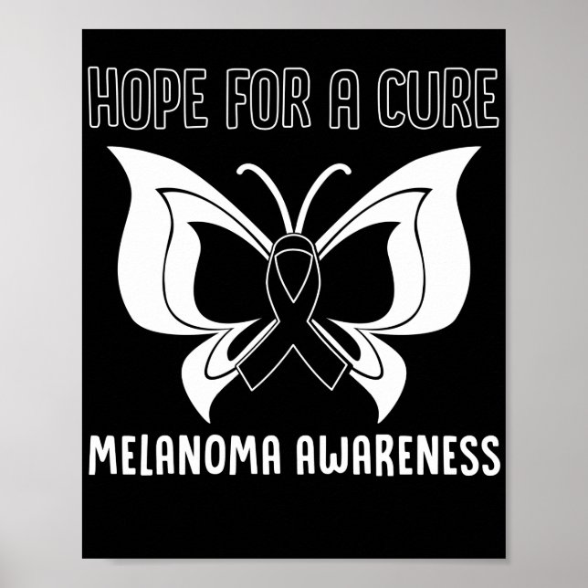 Poster Skin Cancer Hope For A Cure Melanoma (Devant)