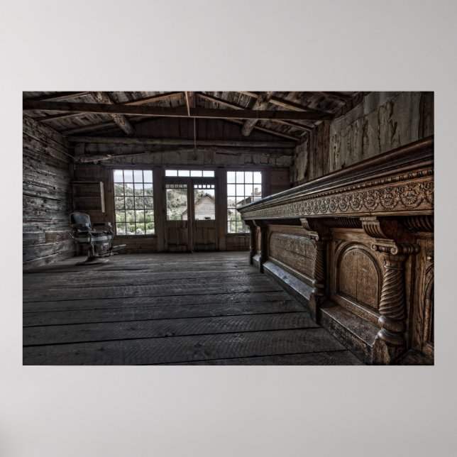 Poster Skinner's Saloon — Bannack Ghost Town Montana (Devant)