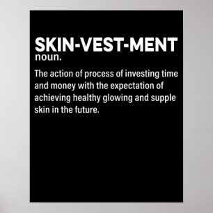 Poster Skinvestment Skincare Lover Definition E