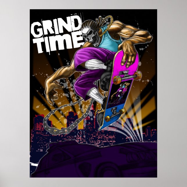 Poster skullboarderjpg (Devant)