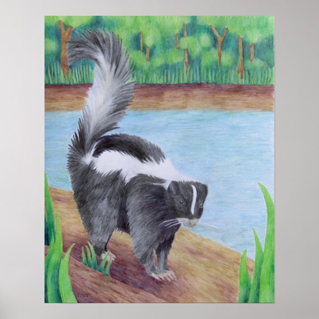 Poster Skunk (Devant)