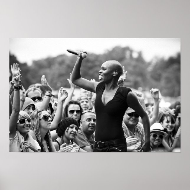 Poster Skunk Anansie à V (Devant)