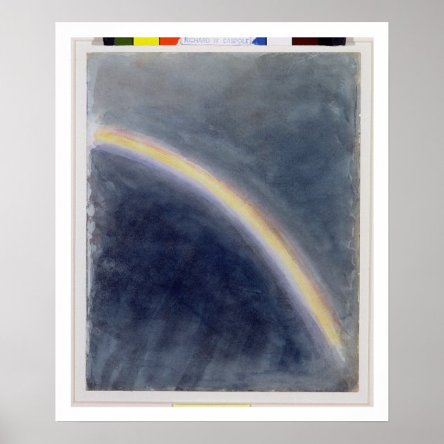 Poster Sky Study with Rainbow, 1827 (avec papier) (Devant)