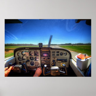 Poster Skyhawk Cockpit en HDR.