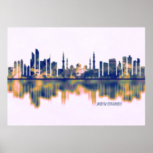 Poster Skyline Abu Dhabi