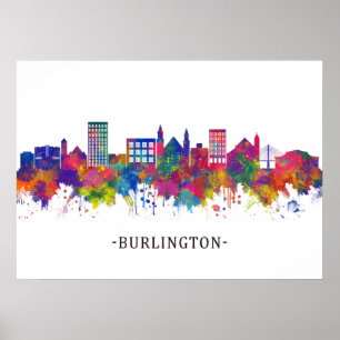 Poster Skyline de Burlington