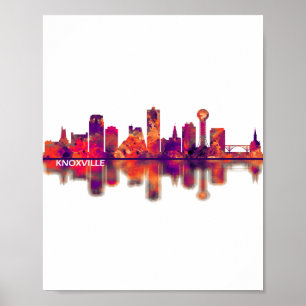Poster Skyline de Knoxville