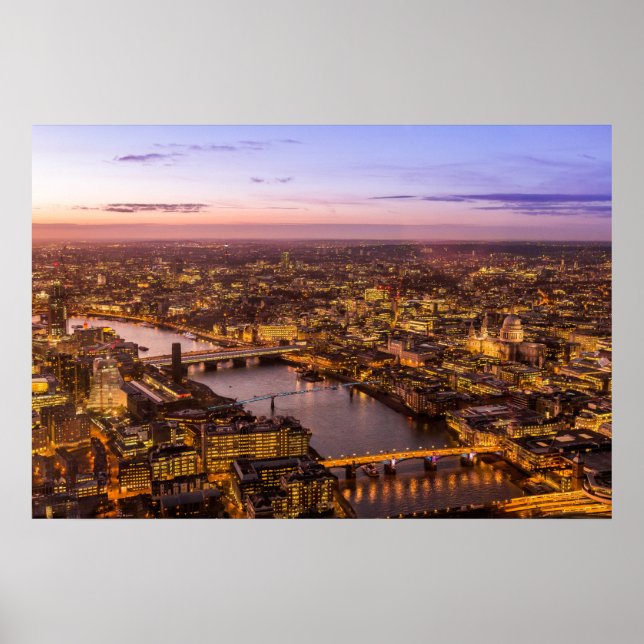 Poster Skyline de Londres (Devant)