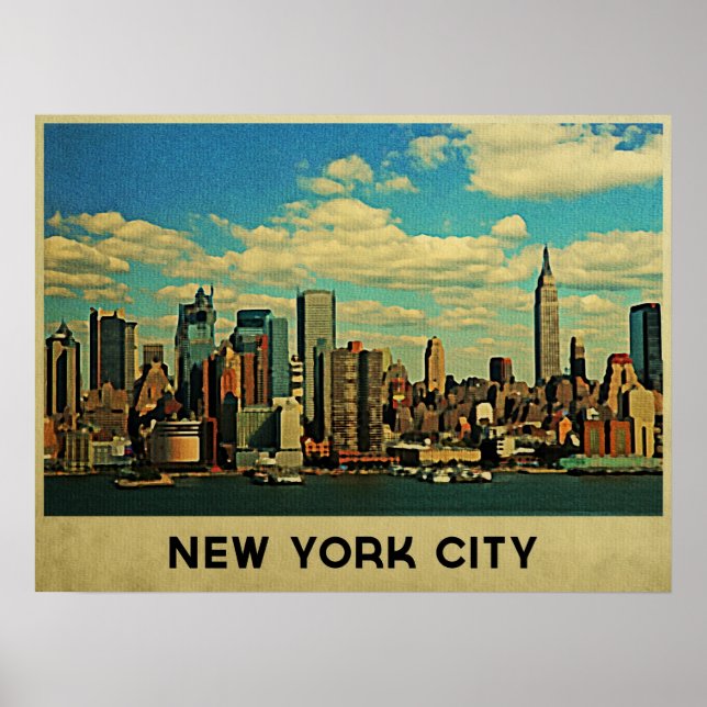 Poster Skyline de New York (Devant)