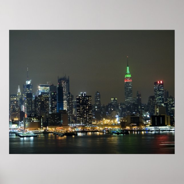Poster Skyline de Noël (Devant)
