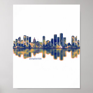 Poster Skyline d'Edmonton