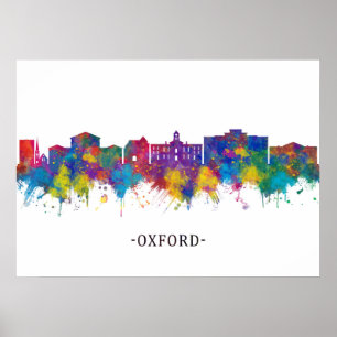 Poster Skyline d'Oxford