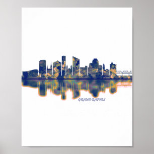 Poster Skyline Grand Rapids