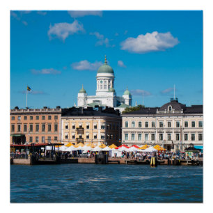 Poster Skyline Helsinki