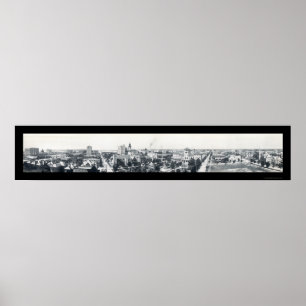 Poster Skyline Jacksonville FL Photo 1910