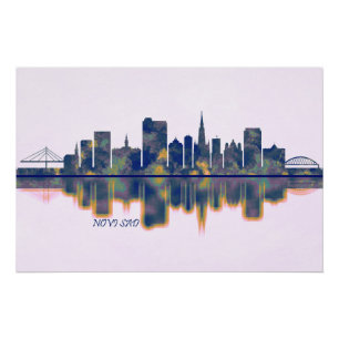 Poster Skyline Novi Sad