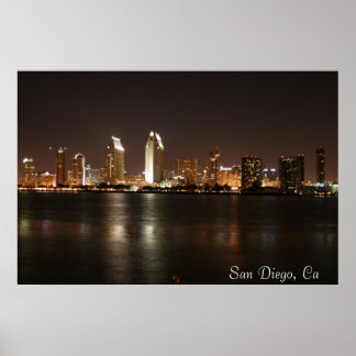 Poster Skyline San Diego