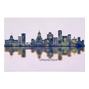 Poster Skyline Springfield