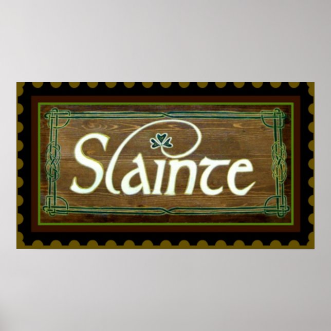 Poster Slainte II ~ À Votre Santé! Saint-Patricks (Devant)