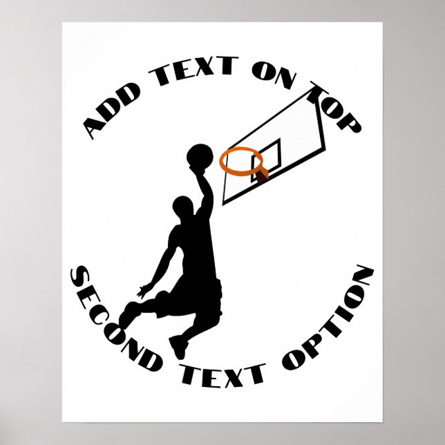 Poster Slam Dunk Joueur de basket-ball (Devant)