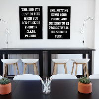 Poster-Slang der Mittelschule