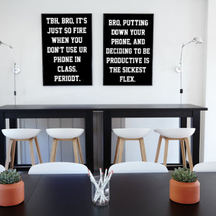 Poster-Slang der Mittelschule Poster