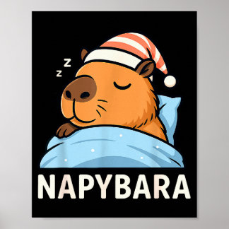 Poster Sleeng Capybara Napybara Pyjama Garçon G