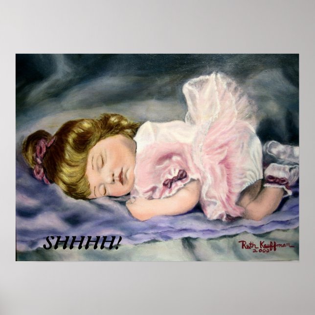 POSTER "SLEEPING BALLERINA" (Devant)