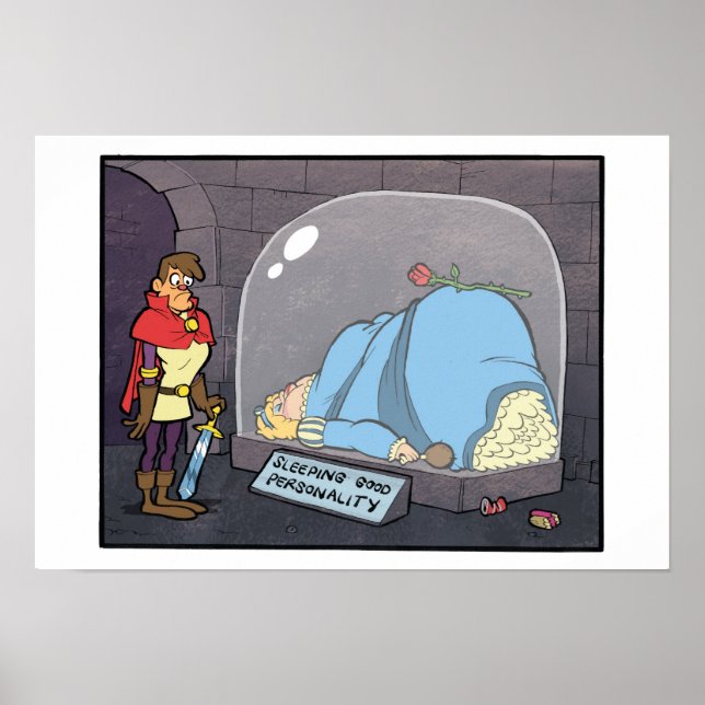 Poster Sleeping Good Personality Print (Devant)