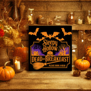 Poster Sleepy Hollow Dead et le petit déjeuner Halloween