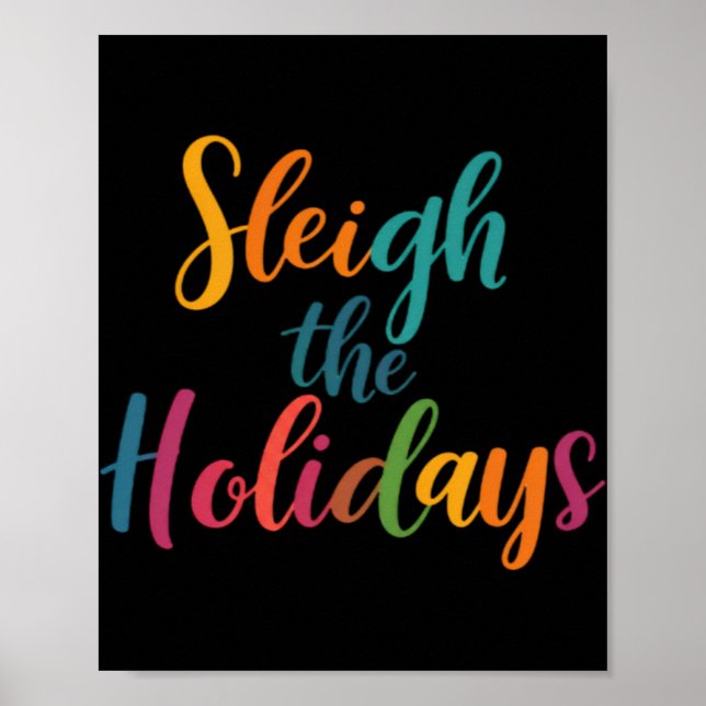 Poster Sleigh The Holidays  (Devant)