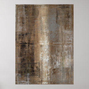 Poster 'Slender' Neutre Art Abstrait Imprimer