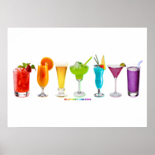 Poster SlipperyJoe's Cheers boit de l'alcool cocktail fie