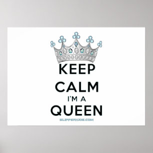 Poster SlipperyJoe's garder calme reine bijoux de couronn