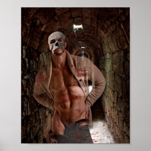 Poster SlipperyJoe's Halloween transparent homme fantomat