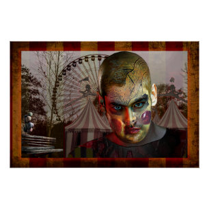 Poster SlipperyJoe's Happy Halloween déplaisante poupée b