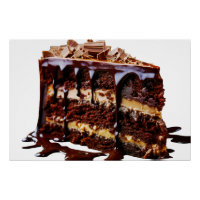 SlipperyLa décadence de gâteau au chocolat pur de 