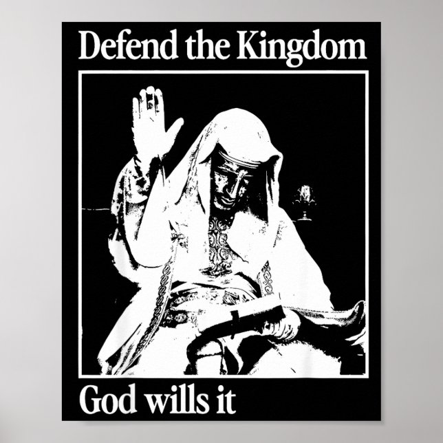 Poster Sliver Mask King Baldwin Iv Meme The Leper King Wa (Devant)
