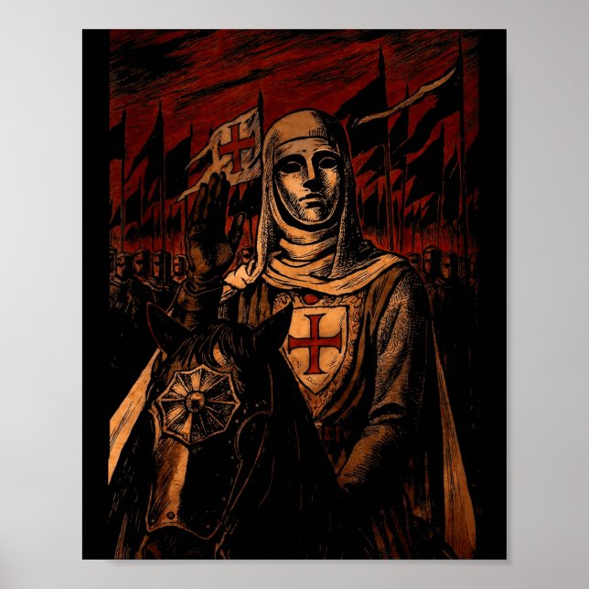 Poster Sliver Mask King Baldwin Iv Meme The Leper King Wa (Devant)