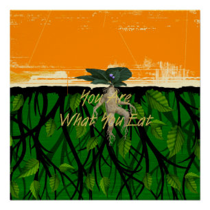 Poster Slogan de la cuisine de TEE Fun