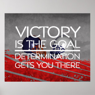Poster Slogan de victoire du TOP Football