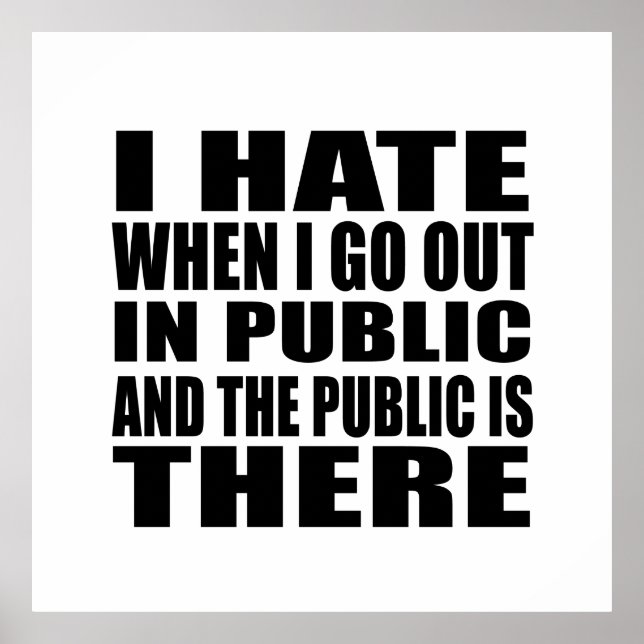 Poster slogan sarcastique (Devant)