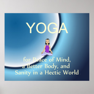 Poster Slogan SUPÉRIEUR de yoga